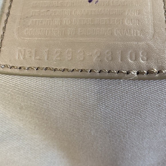 Coach Legacy Ticking Stripe Coated Canvas Weekend Tote - Picture 10 of 13